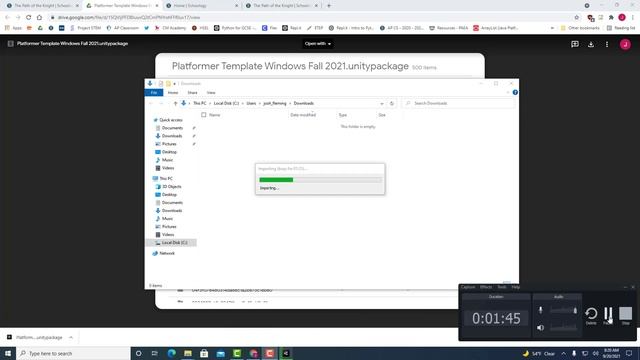 Importing Platformer Windows Fall 2021 смотреть онлайн