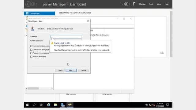 7 Configuring a Group Policy Object on Windows Server 2019 смотреть онлайн