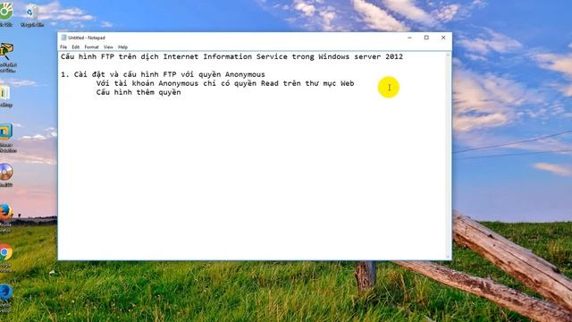 Cấu hình FTP cơ bản trên Internet Information Service trên Windows server 2012 - P1 смотреть онлайн