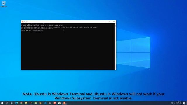 Installing Windows Terminal in Windows 10 and Enabling Windows Subsytem for Linux смотреть онлайн