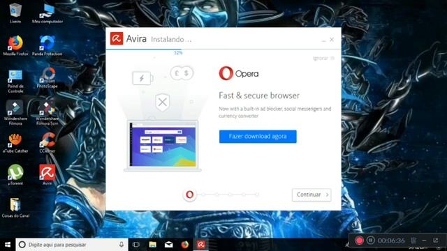 BAIXAR E INSTALAR O ANTIVIRUS AVIRA FREE 2018 смотреть онлайн