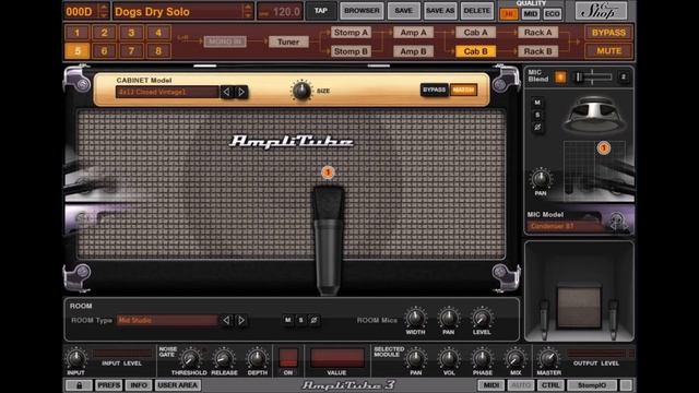 Pink Floyd - Dogs "Dry" solo with Amplitube 3 смотреть онлайн