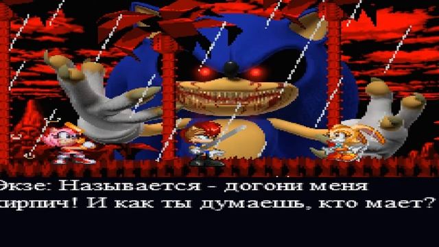 Sonic.exe - The story of a demon. ALL TRIO Endings (with russian/english captions) смотреть онлайн