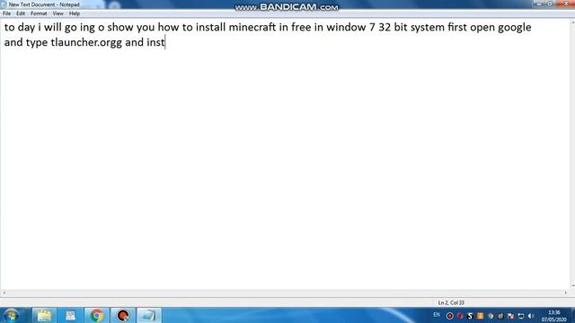 how to install minecraft free in window 7 32 bit system and also you can play online смотреть онлайн