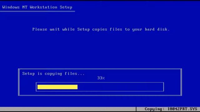 Installing Windows NT 3.51, the 32-bit Workstation смотреть онлайн