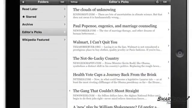 SmarTrend Interviews Mitch Wagner about the 7 Must-Have iPad Apps смотреть онлайн