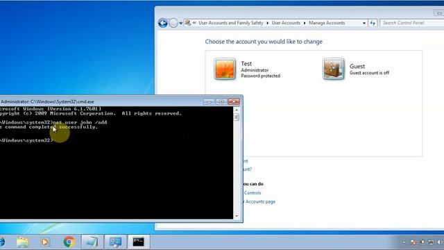 how to add a user using CMD смотреть онлайн