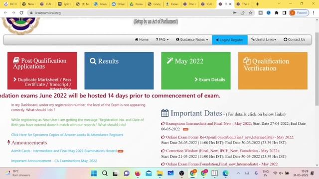 ICAI Urgent Update | CA Foundation June 2022 Admit card window closed? | Urgent Info смотреть онлайн
