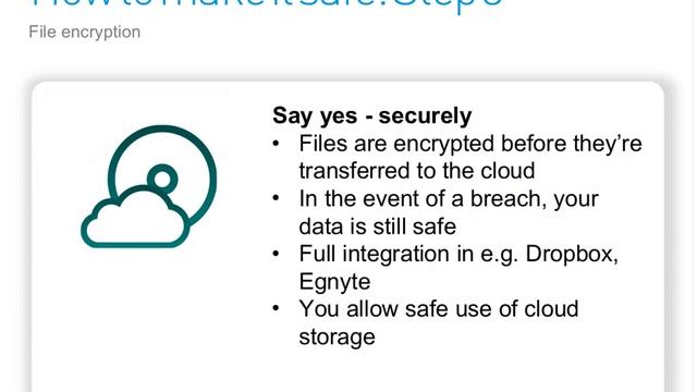 Sophos - 3 Steps to Securing Your Private Data in the Public Cloud смотреть онлайн
