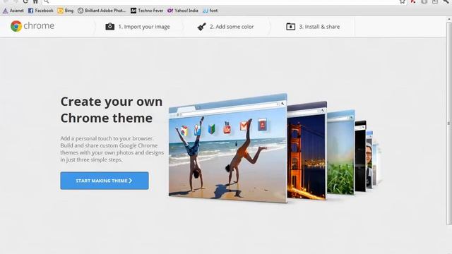 Make your own Google Chrome theme смотреть онлайн