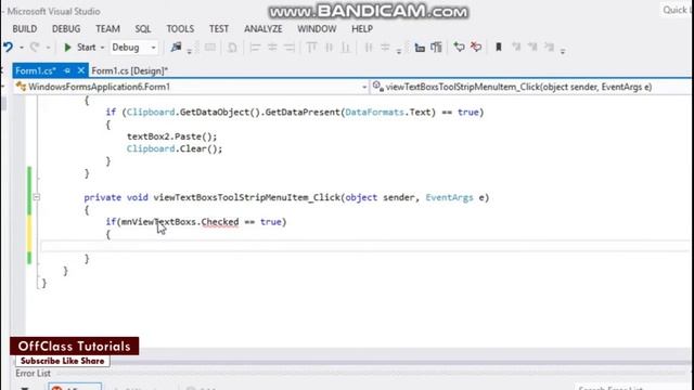 Visual C# - Adding Menus to Windows Forms Pt8 смотреть онлайн