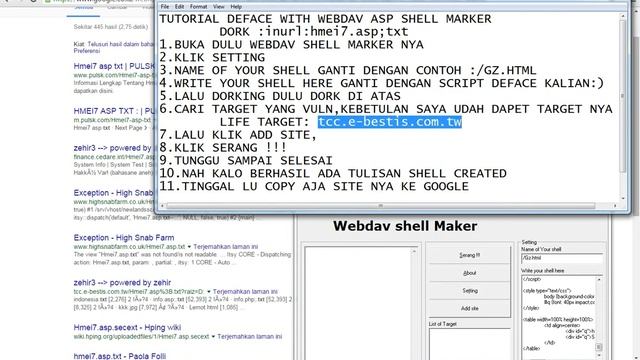 Tutorial Deface with Webdav|Security Ghost смотреть онлайн