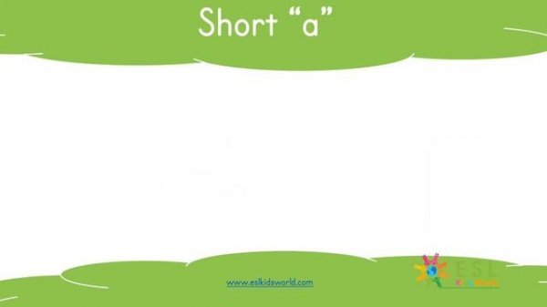 CVC Words | Short 'a' Sound | Short Vowel Letter a | ESL