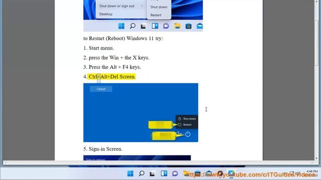 Restart/Reboot Windows 11 смотреть онлайн
