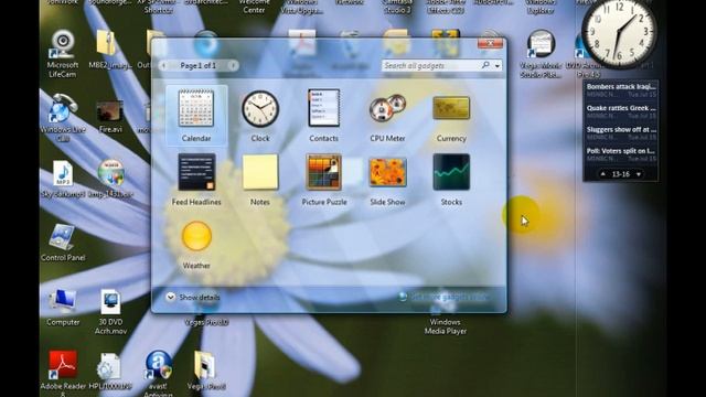 Windows Vista - 16 of 16 - Sidebar and Gadgets смотреть онлайн