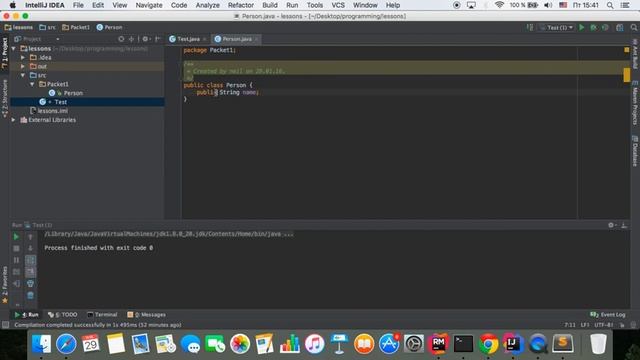 Java модификаторы доступа public, private, protected и default смотреть онлайн