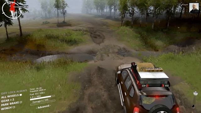 Dacia Duster 4x4 Offroad Part1 | Spintires | Gameplay | Best Offroad Simulator | Explore the map смотреть онлайн