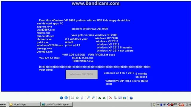 Windows XP 2007 error probloem смотреть онлайн