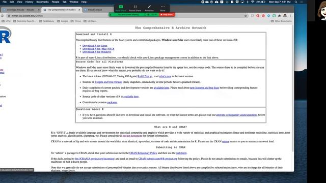 R/RStudio - Downloading vs. RStudio Cloud смотреть онлайн
