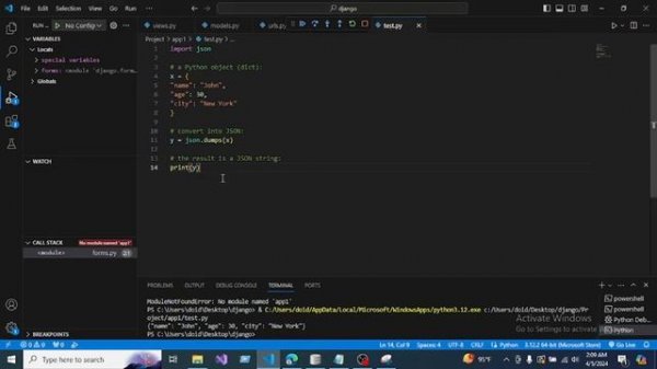 how to run python file in visual studio code from terminal |run a python program in terminal