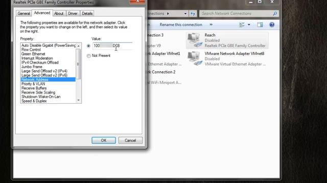 How to change mac address(Windows 7) смотреть онлайн