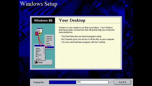 PCem #64 - Windows 95 build 263 смотреть онлайн