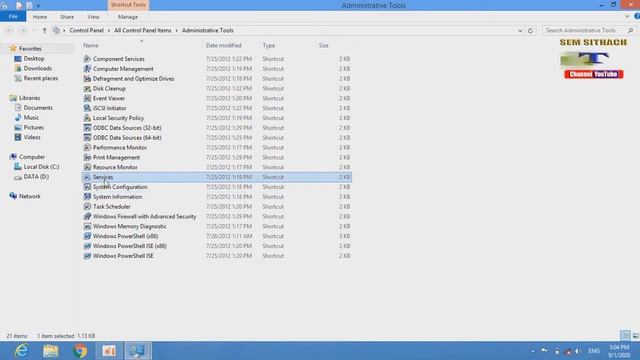 How to enable or Disable windows update បិទបើកវិនដូអាប់ឌែត|SEM SITHACH смотреть онлайн