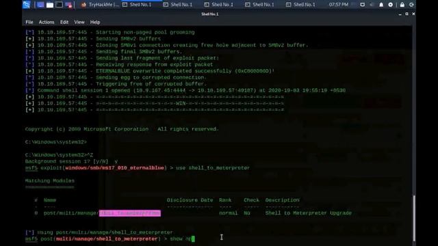 How To Hack Into Windows Machine| ETERNAL-BLUE_MS17_010 | #TRYHACKME WALKTHROUGH смотреть онлайн