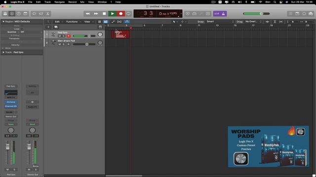 THIS WORSHIP PAD PRESET FOR LOGIC PRO X IS INSANE.. || Stock Plugin смотреть онлайн