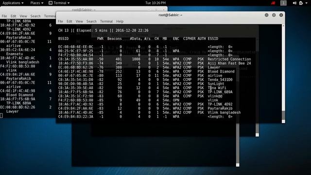 Hacking WPA/WPA2 PSK Wireless network with Aircrack–ng смотреть онлайн