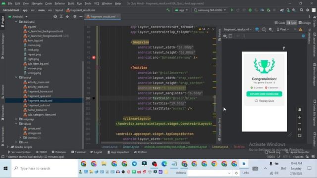 #5 | Offline Quiz App in Android Studio | Android Quiz App in Android Studio смотреть онлайн