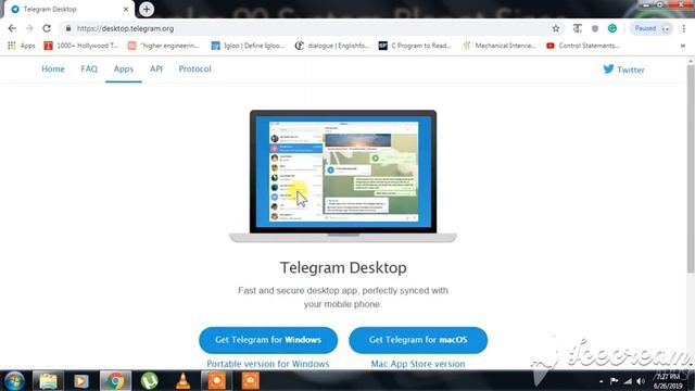 how to download and install telegram in pc/ laptop смотреть онлайн
