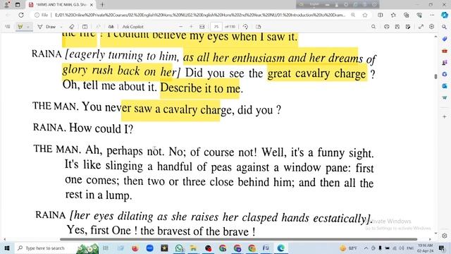 Live Class - 51।। Arms and the Man by G. B. Shaw: Reading Text - Lecture 02 ।। Introduction to Dram смотреть онлайн