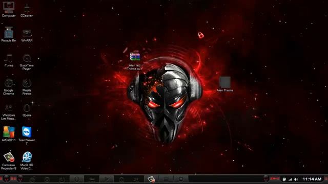 Alien red Theme-custom.HD смотреть онлайн