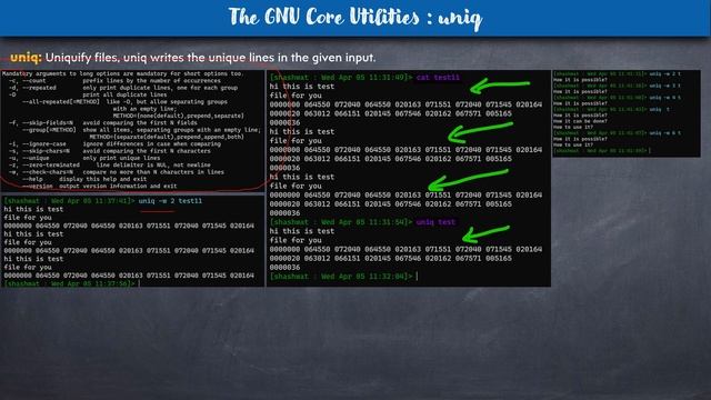 Learning Linux Series GNU Core commands or utilities Operating on sorted files смотреть онлайн