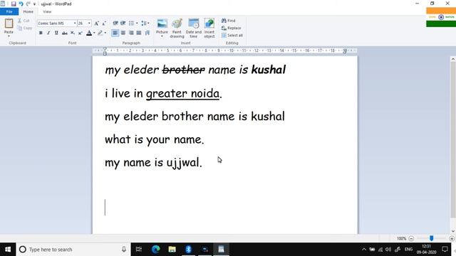 Wordpad E-Learning in Hindi Part-2 смотреть онлайн