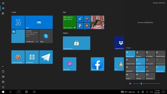 Enable/Disable tablet mode in windows 10 смотреть онлайн