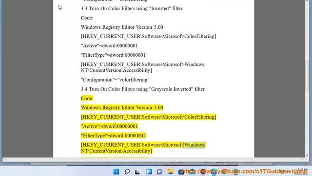 Enable/Use/Disable Color Filters in Windows 11 смотреть онлайн