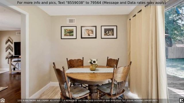 Priced at $129,900 - 1251 N BALTIMORE AVE, Derby, KS 67037 смотреть онлайн