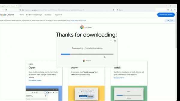 How to download Google chrome browser for windows(7,8,10).