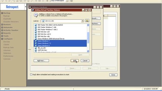 Using the Retrospect VMware Add-on Agent for WIndows смотреть онлайн