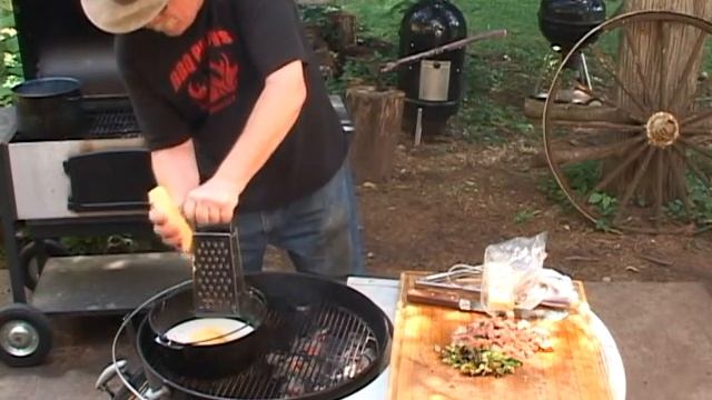 How to grill Ham 'Mac and Cheese' | Recipe смотреть онлайн