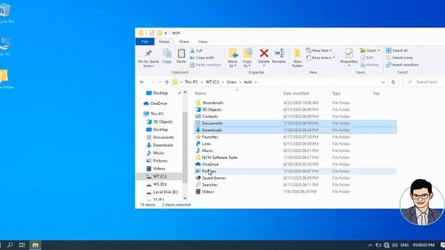How to Change Desktop Location to Other Drive in Windows 10 смотреть онлайн