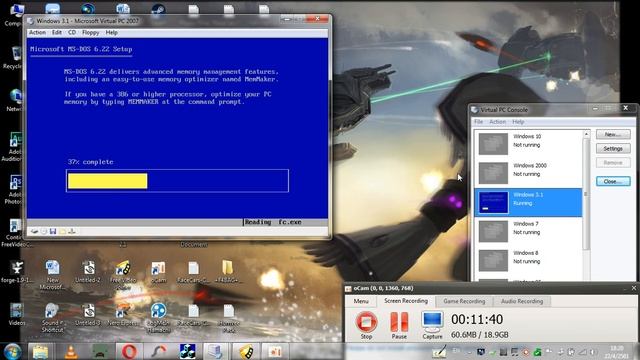 FILM: Install Windows 3.1 MS-DOS-6.22 смотреть онлайн