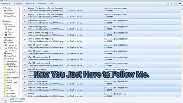 How to Download and Install 1800+ Fonts at Once. | Quick & Easy Method | By HIAK Official. смотреть онлайн