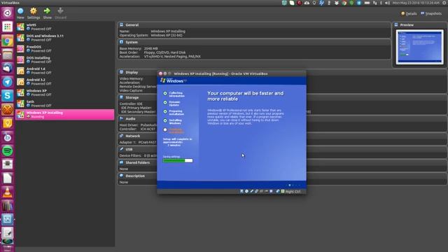 Installing Windows XP in VirtualBox смотреть онлайн