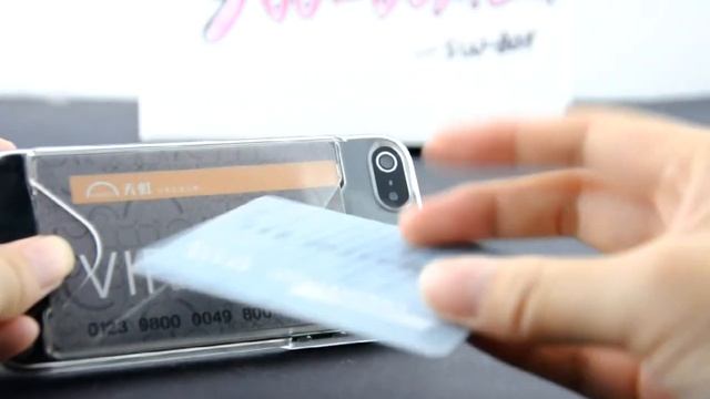 Credit/ID Card Styled Hard Cases for iPhone 5 -Transparent смотреть онлайн