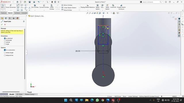 Solidworks 2D to 3D tutorial смотреть онлайн