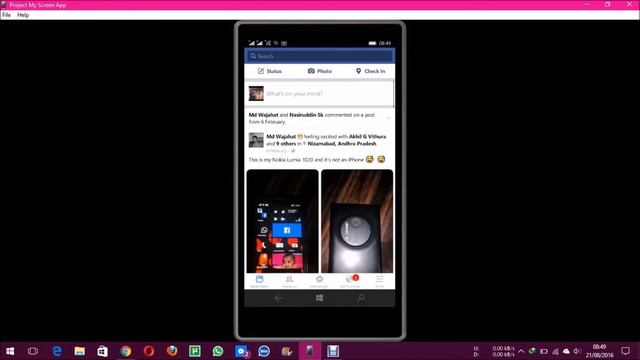 New Facebook App - IOS Ported- Now available For Windows 10 Mobile смотреть онлайн