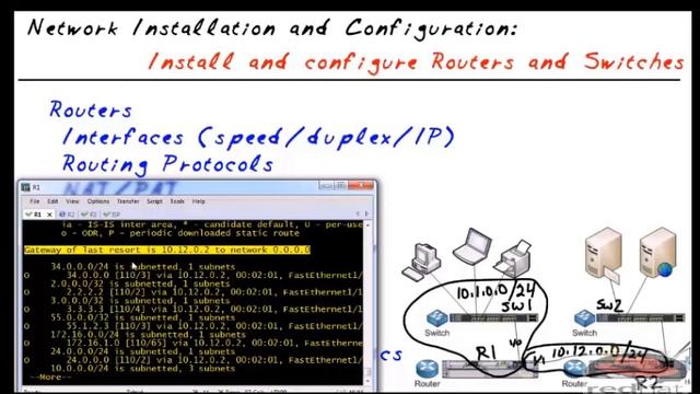 Installing and configuring ROUTERS and SWITCHES - CISCO AND CCNA смотреть онлайн